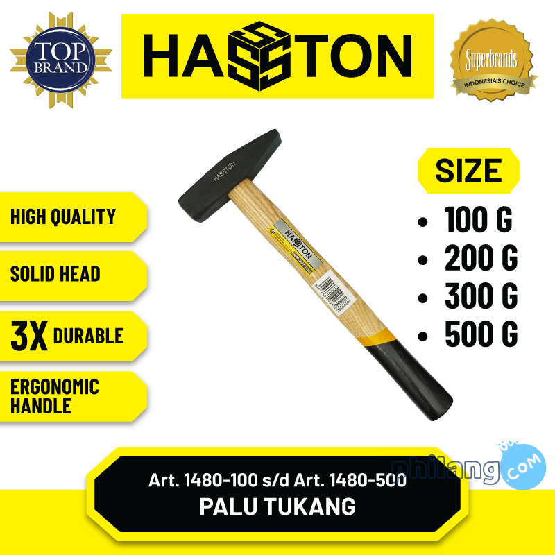 Hasston Hammer Tukang Gg. Kayu / Palu Kaca (1480)