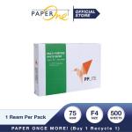 PP Lite Kertas F4 75gr Copier 1 Rim (500 lembar) Kertas HVS B2B
