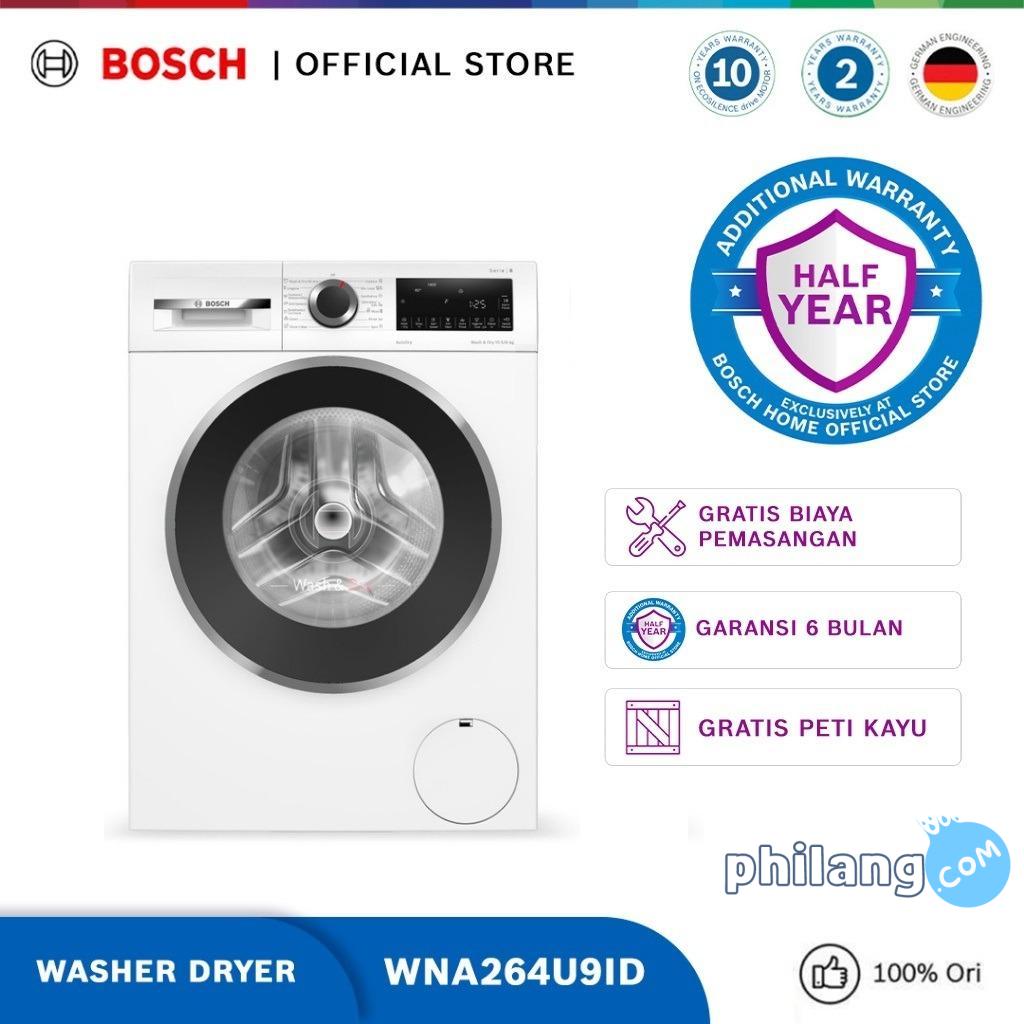 Bosch WNA264U9ID Washer Dryer / Mesin Cuci Pengering Seri 6 10.5/6kg