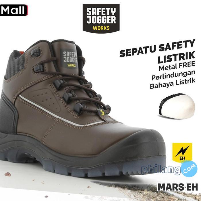 Sepatu Safety Jogger Works Mars EH SB Sepatu Anti Listrik Composite Toecap Electrical Hazard Anti Sl