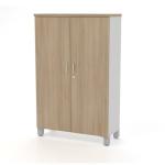 HighPoint Six Lemari Arsip - ST6001-00-8012-68 + CB6101 Cappucino