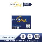 PaperOne Kertas F4 80gr All Purpose 1 Rim (500 lembar) Kertas HVS B2B