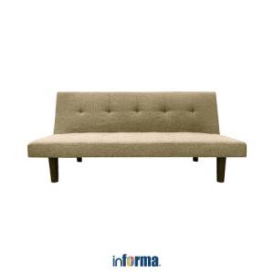 Informa Daphnie Oakland Sofa Bed - Abu-Abu Tua - Cokelat