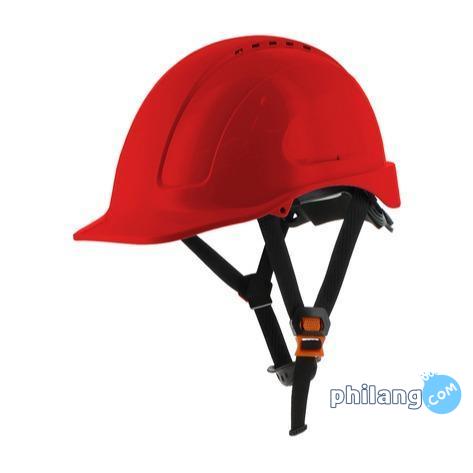 Helm Safety Jogger Ajusco Chinstraps Helm Safety Proyek Helm Climbing Helm Visitor - Merah