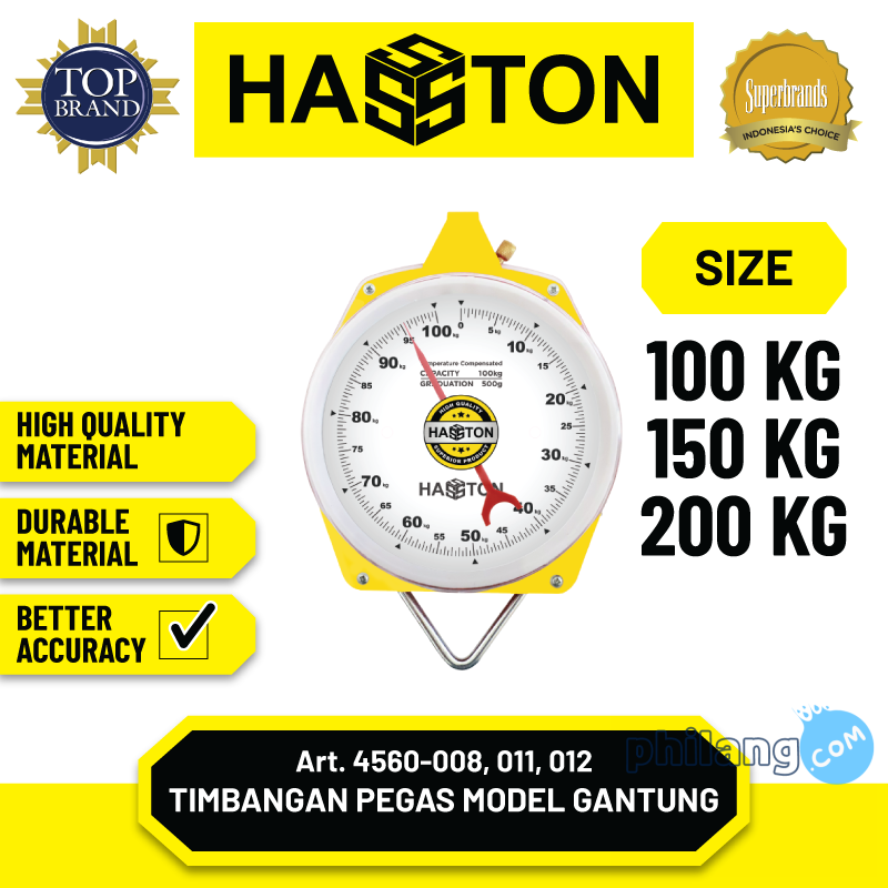 Timbangan Gantung 100kg Hasston / Hanging Scale