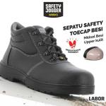 Safety Jogger Works Sepatu Safety Jogger Labor Kulit Perlindungan Kaki Tipe Labor Midsol Besi Upper