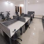 meja partisi kantor full sekat custom satuan uk 120 include nakas