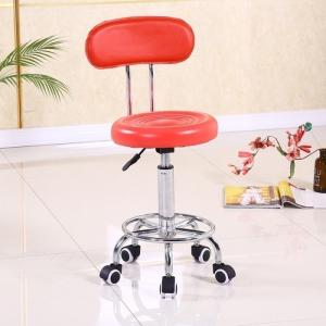 Furnibest Kursi Salon Kursi Baso Kursi Rias Kursi Lab - 822 Merah