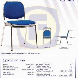 KURSI SUSUN TYPE FTR 457 - BAHAN OSCAR