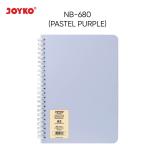 Ruled Notebook Diary Agenda Buku Catatan Bergaris Joyko NB-680 60 hal - Pastel Purple
