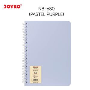 Ruled Notebook Diary Agenda Buku Catatan Bergaris Joyko NB-680 60 hal - Pastel Purple