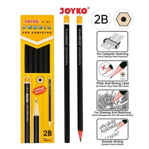 Pencil / Pensil Joyko P-91 / 2B / 1 BOX 12 PCS