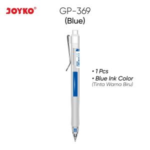 Gel Pen Pulpen Pena Joyko GP-369 Metaru Gel 0.5 mm - Blue