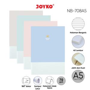Buku Tulis Catatan Bergaris Ruled Notebook Joyko NB-708 A5 - NB-708 A5