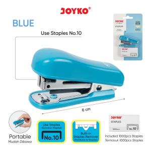 Stapler dan Staples Isi Jepretan Joyko ST-18 1 Set ( Stepler + Isi ) - Blue