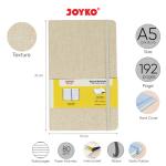 Notebook Buku Tulis Catatan Agenda Joyko NB-709 Cloth Kain Hard Cover - Beige