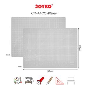 Cutting Mat Alas Potong Joyko CM-A4 - Pastel Grey