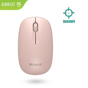 ROBOT Mouse M260 2.4G Wireless Optical USB Mouse - Garansi Resmi 1 Th - M260 PINK