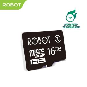 ROBOT 16GB Memory Card Micro SD Class 10 Speed with Package