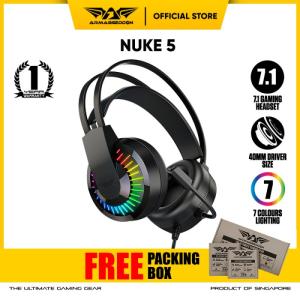 Headset Gaming Armaggeddon Nuke 5 Surrond Sound 7.1 Headphone