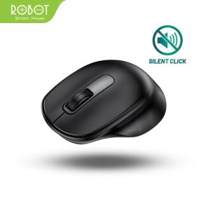 Mouse Wireless ROBOT M312 2.4GHz Silent Optical 1600DPI - Hitam