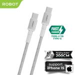 ROBOT Kabel Data RSCC200 Data Type C To Type C Original 2 Meter