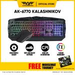 Armaggeddon Keyboard Mouse Headset Gaming Combo AK6770 Kalashnikov