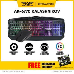 Armaggeddon Keyboard Mouse Headset Gaming Combo AK6770 Kalashnikov