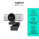 Logitech MX Brio Webcam Streaming UHD 4K,1080p 60FPS, Noise-Cancelling - Pale Grey