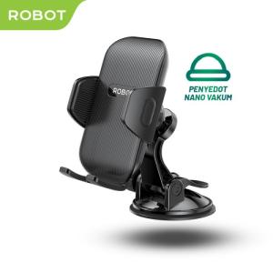 ROBOT Car Holder RT-CH22 Black Rotatable For Smartphone Garansi